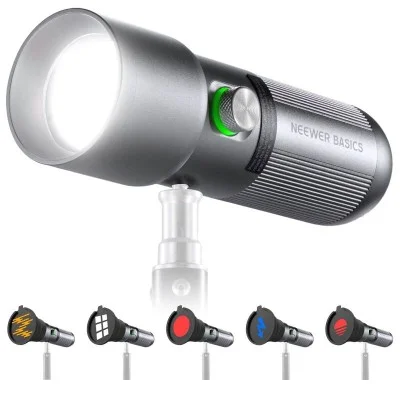Neewer BASICS  FL10 10W LED PHOTOGRAPHY FLASHLIGHT _ silver
